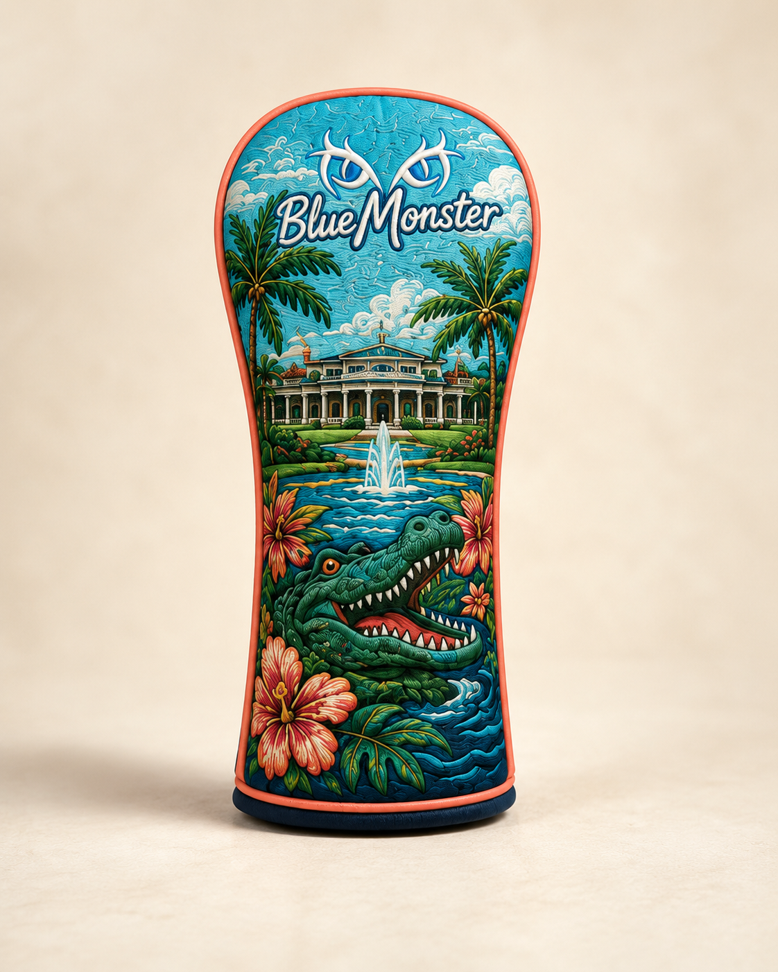 Blue Monster driver headcover