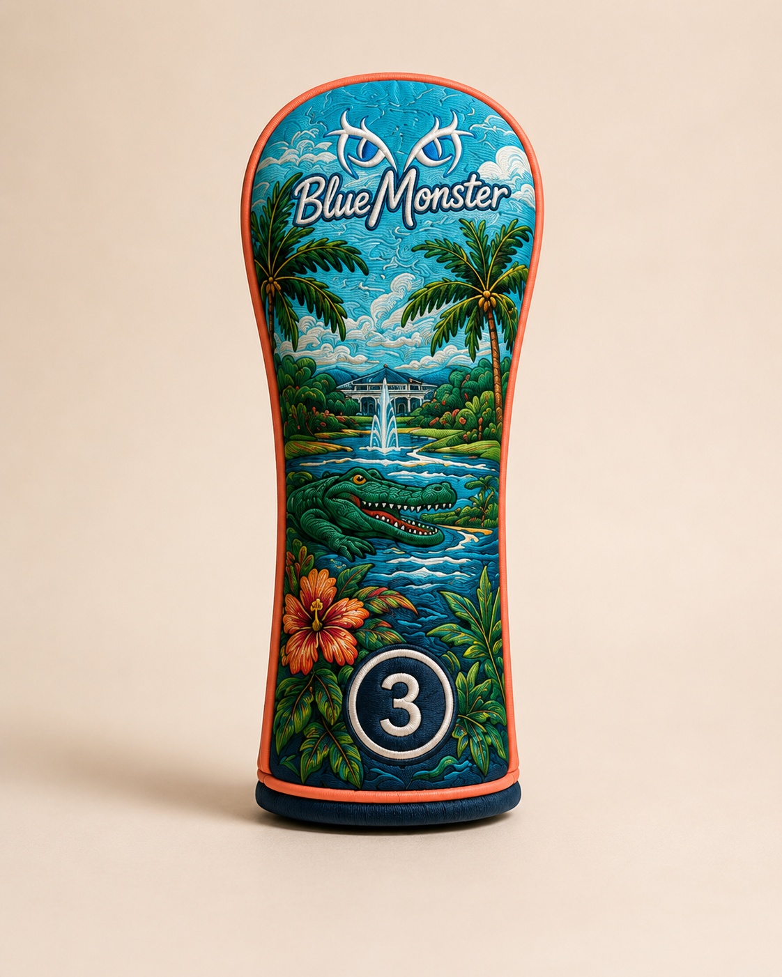 Blue Monster fairway headcover