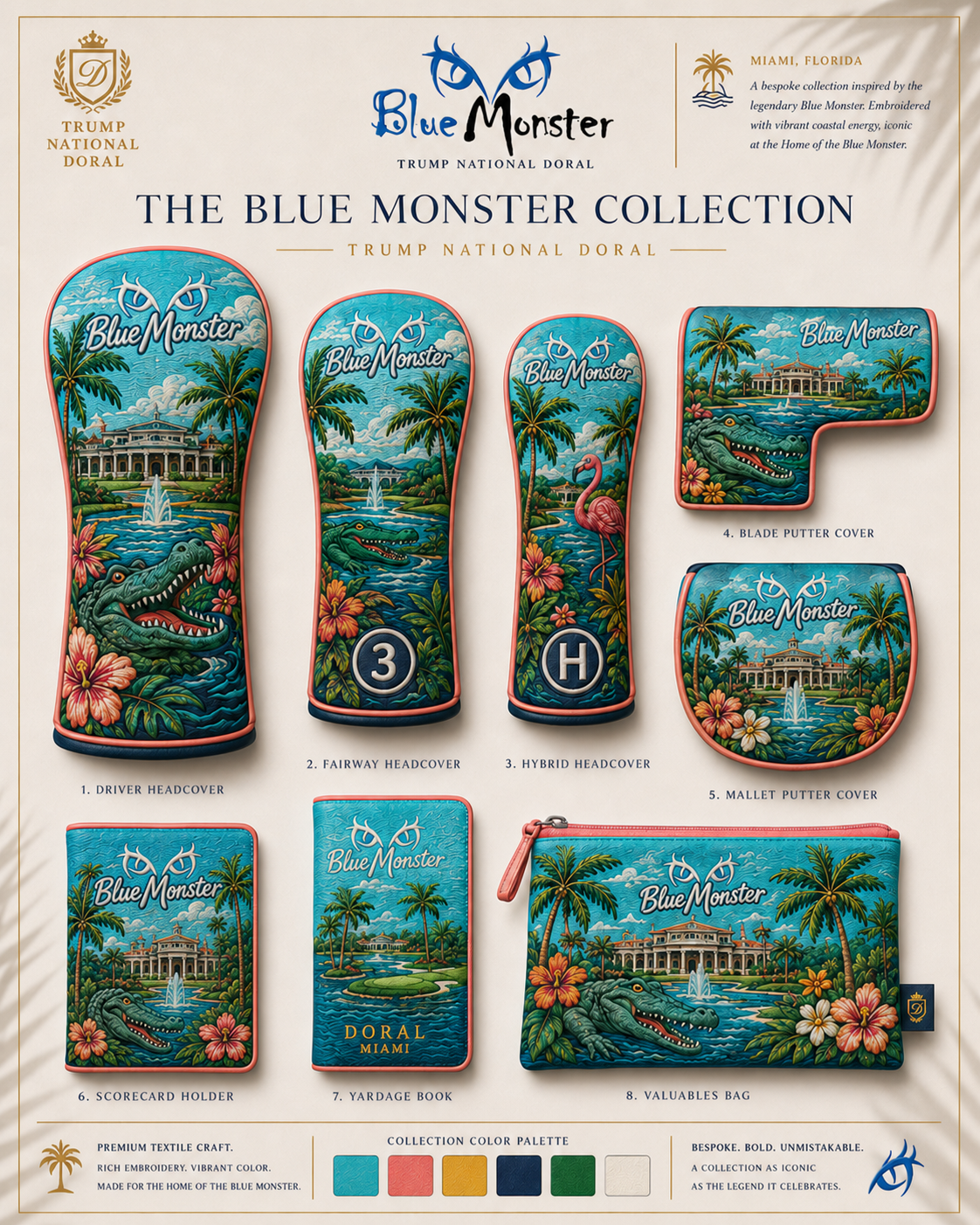 Oceanline — recycled sea plastic golf accessories