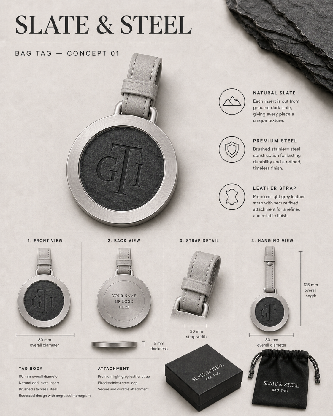 Stoneline bag tag